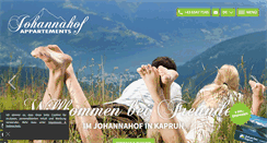 Desktop Screenshot of johannahof.at